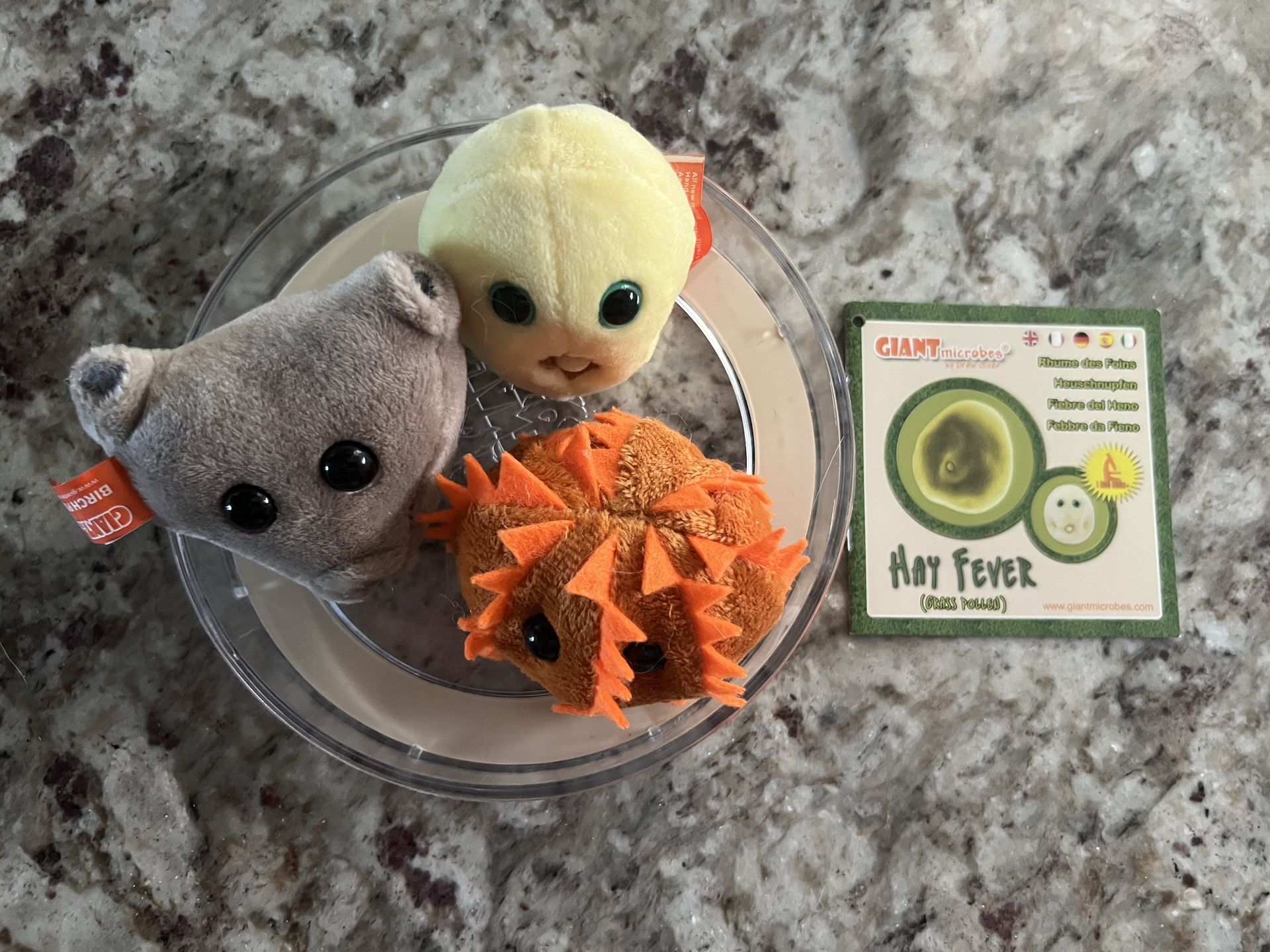 Giant Microbes Plush Set