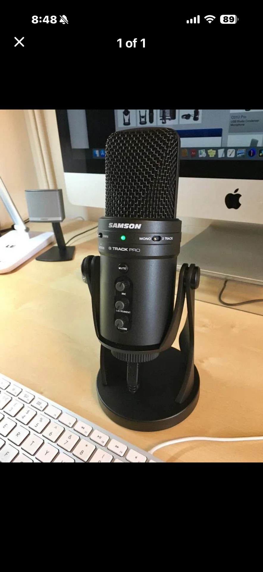 Professional Microphone For Gameplay Recording/ Voice Overs, Singing Etc.