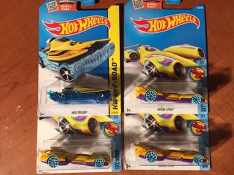 4 TREASURE Hunt hotwheels