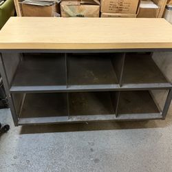 Rolling Industrial Cubby Unit