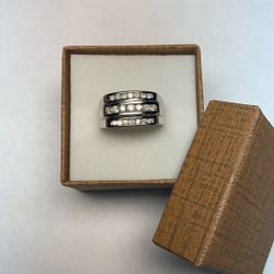 White Gold Men’s Diamond Ring