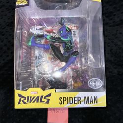 McFarlane Toys Marvel Rivals Spider-Man Platinum Chase statue W/Comic