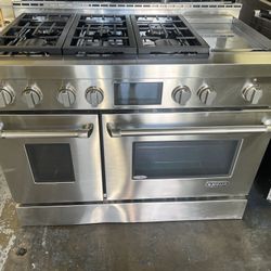 Jenn Air 48”Wide All Gas Range Stove Stainless Steel 