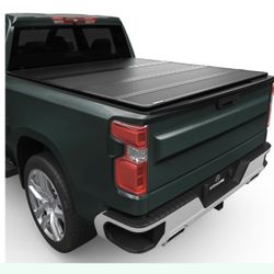 AUTOSAVER88 Hard Quad Fold Truck Bed Tonneau Cover Fit For Chevy Silverado/GMC Sierra 2 HD 2020 2021 2022 2023 2024 2025 2026 With 6.9ft Bed W