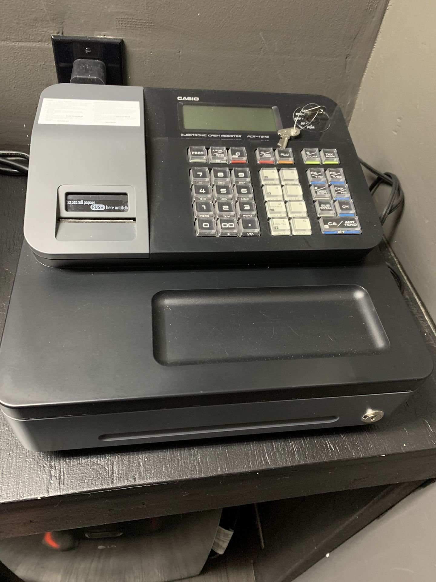 Casio Electronic Thermal Printer Cash Register PCRT273 for Sale in
