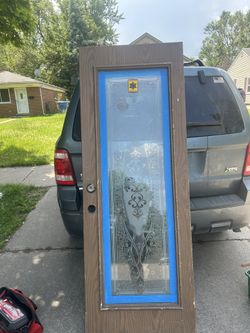 Brown door