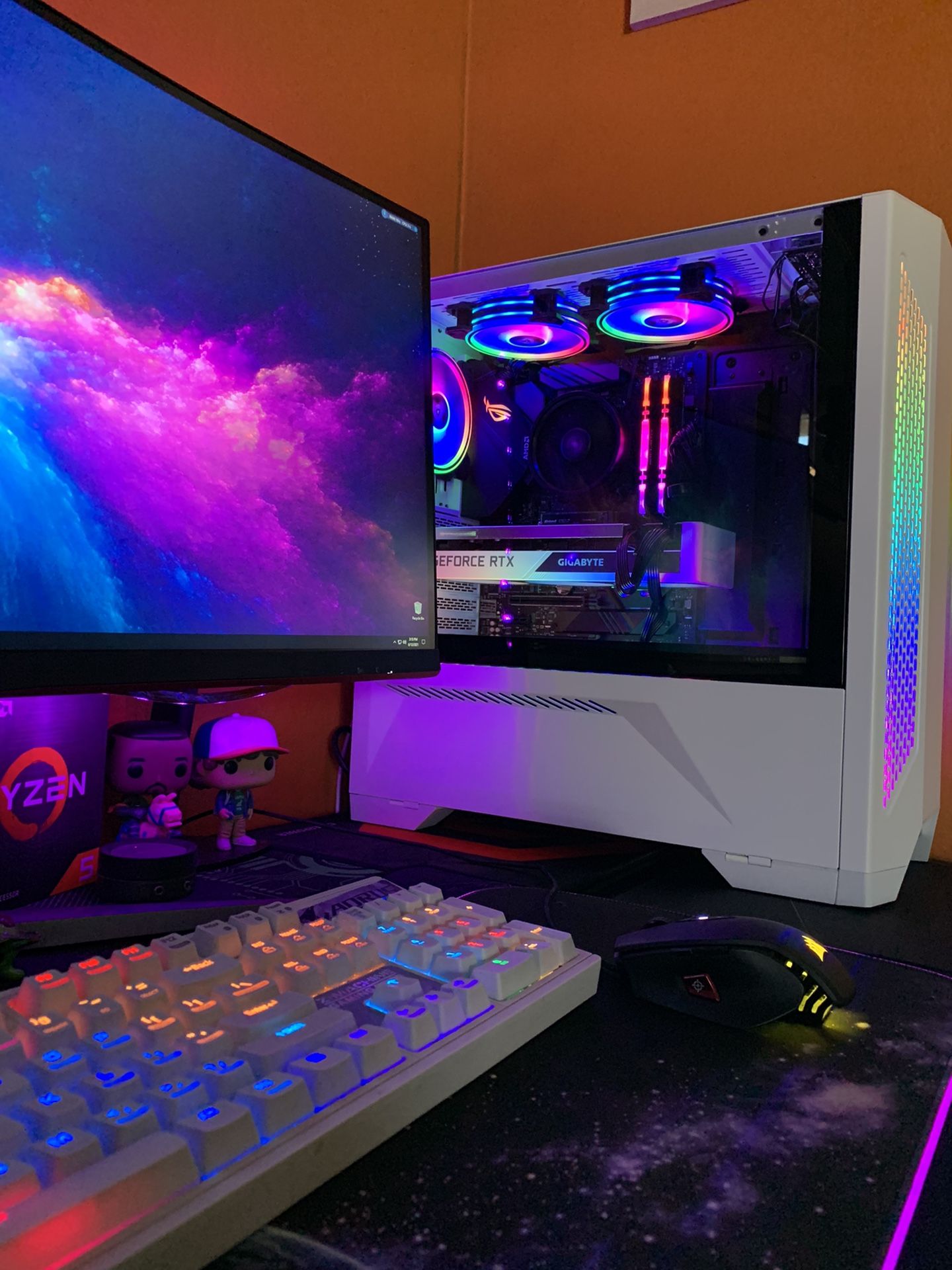 Custom Built Gaming Streaming Pc -RTX3070 RX 6800