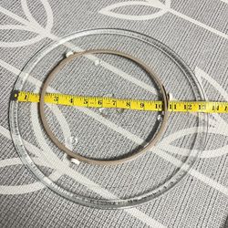 Microwave GLASS TURNTABLE and SUPPORT RING