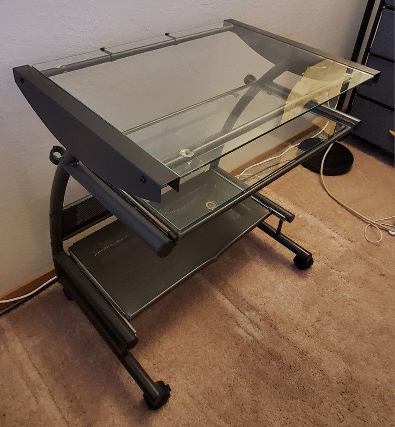 Glass Computer Desk