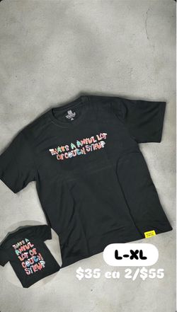 That's A Awful Lot of Cough Syrup Black Graphic Tee