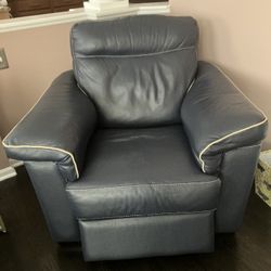 Leather Recliner - Electric