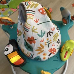 Fisher-Price Baby Bouncer Whimsical Forest Jumperoo Activity Center with Music and Lights, Unisex