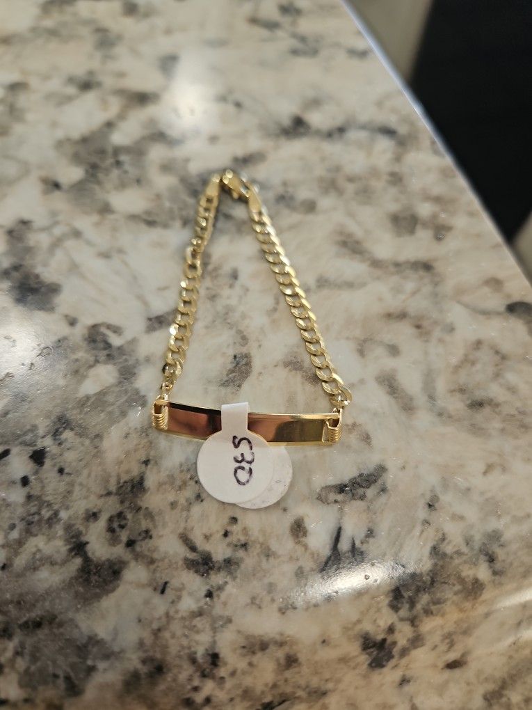 14kt Boys Bracelet 