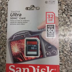 SanDisk Ultra SDHC CARD NEW IN PACKAGE