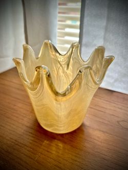 Vintage Murano Style Glass Vase