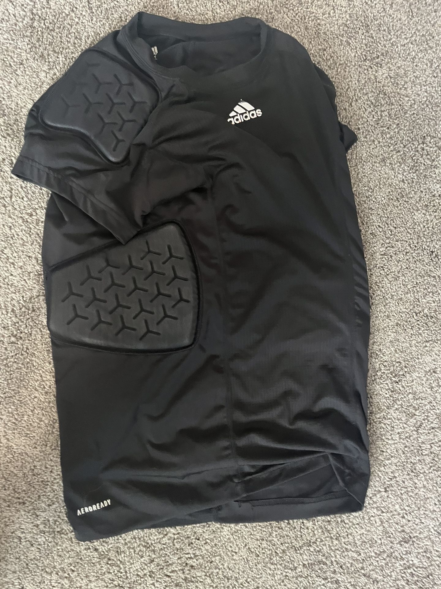 Black Adidas Football Girdle Shirt