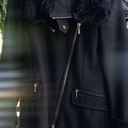 Zara Black Coat Size medium 