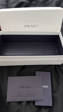 White PRADA Sunglasses Box Only Empty
