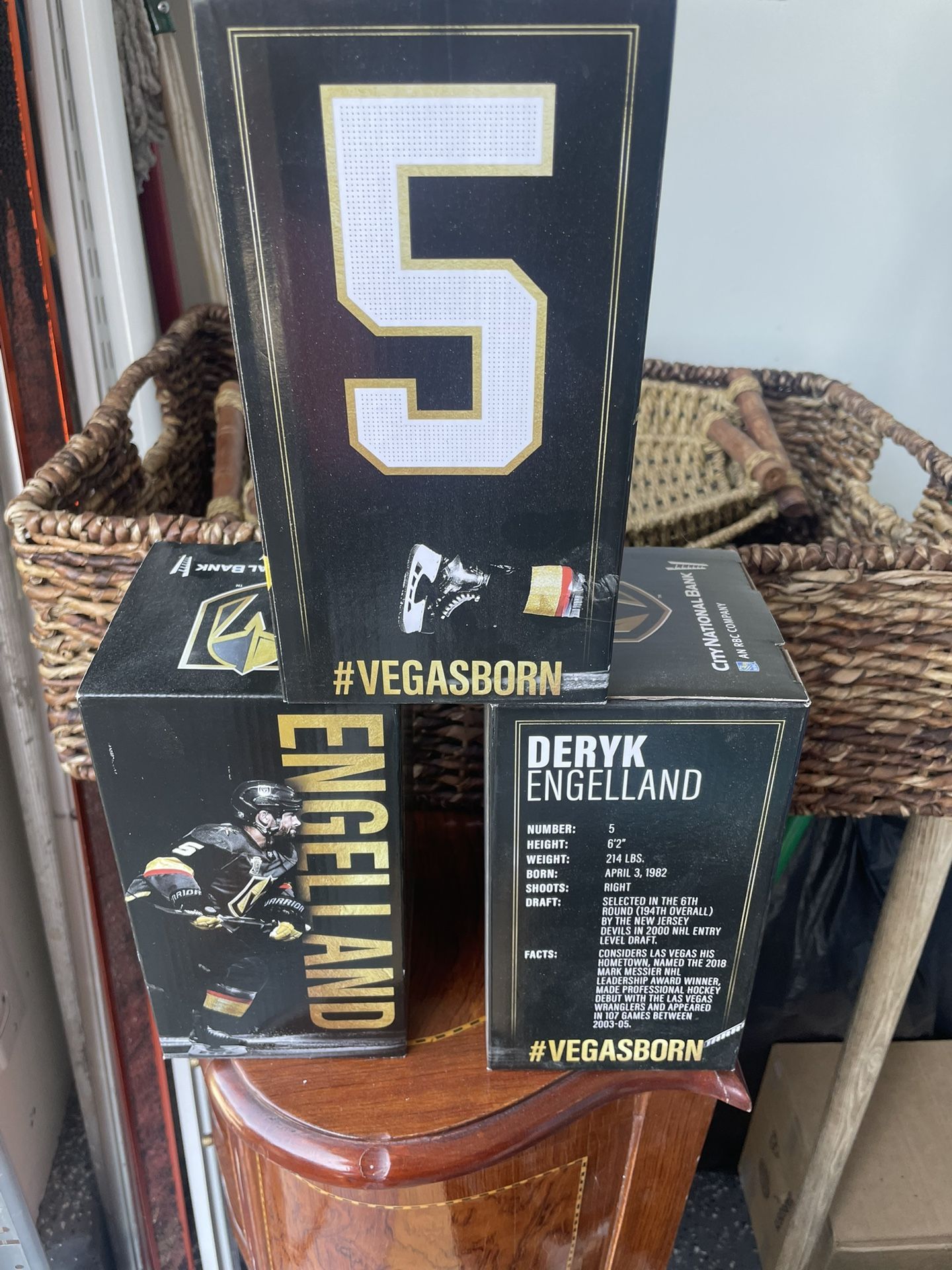 3 Vegas Golden Knights Statues