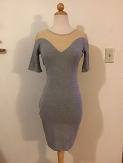 LAUGH CRY REPEAT GRAY DRESS SIZE SMALL 