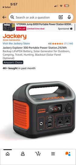 Jackery Explorer 300 Portable Power Station