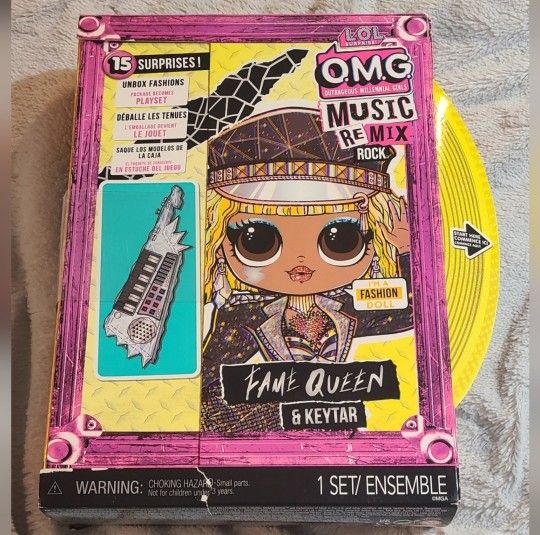 LOL Surprise OMG Music Remix Rock Fame Queen Fashion Doll 15 Surprises MGA New