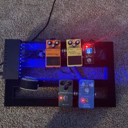 Electric Guitar Pedal Board