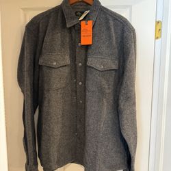 New LL Bean By Todd Snyder Jacket Shirt Wool