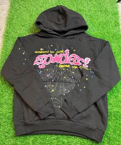 Black punk V2 Sp5der hoodie