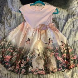 Easter Dress For Kids Color Pink Size Medium 