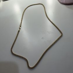 14K Box Franco Gold Chain 