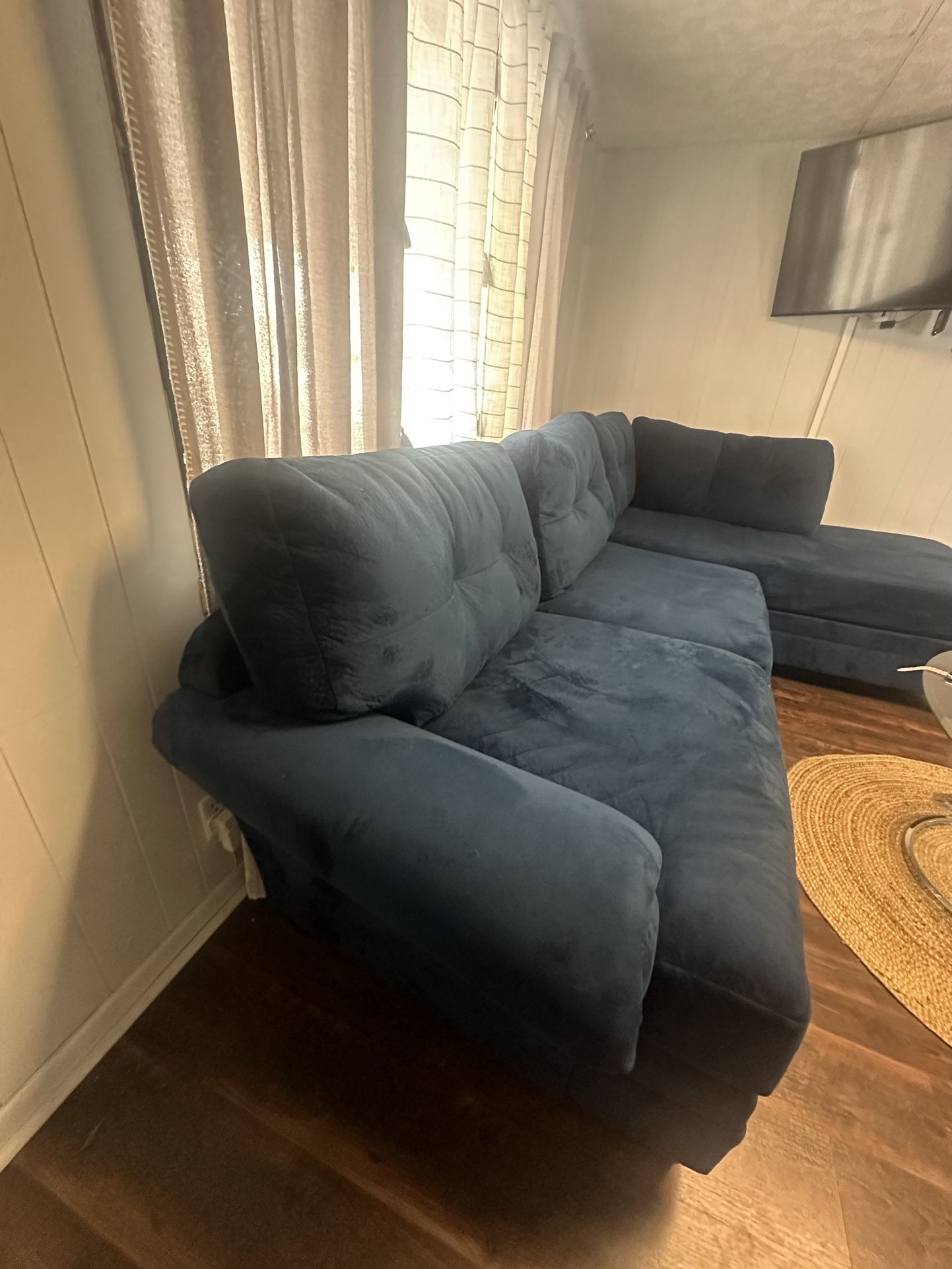 Sectional With Round Sofa