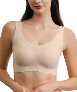 New  Seamless Bras for Women Light Support Wireless Bralette Comfortable Soft Smooth Pull On T-Shirt Bras