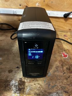CyberPower CP1500AVRLCD 900W 1500VA Intelligent LCD UPS AVR Mini Tower - Black