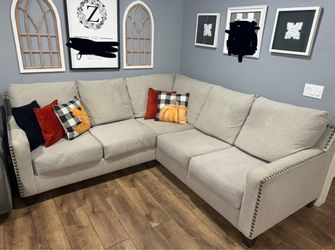 5 seat sectional for sale 100 pillows have colors original color are gray