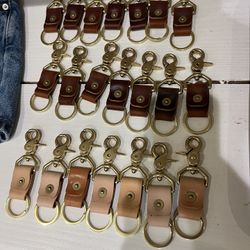 Leather Keychains 