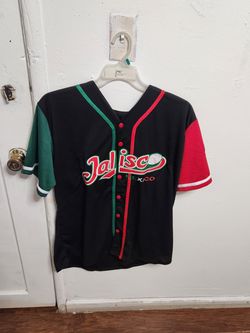 Charros de Jalisco México colors baseball jersey