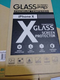 IPhone x tempered glass
