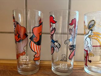 Pepsi Collector Series Vintage Cartoon Glasses
