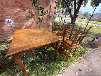 Counter height table and chairs