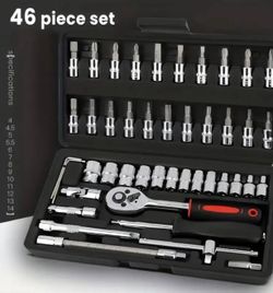 Complete Tool Set, Stainless Steel Portable Car Repair Tool Kit