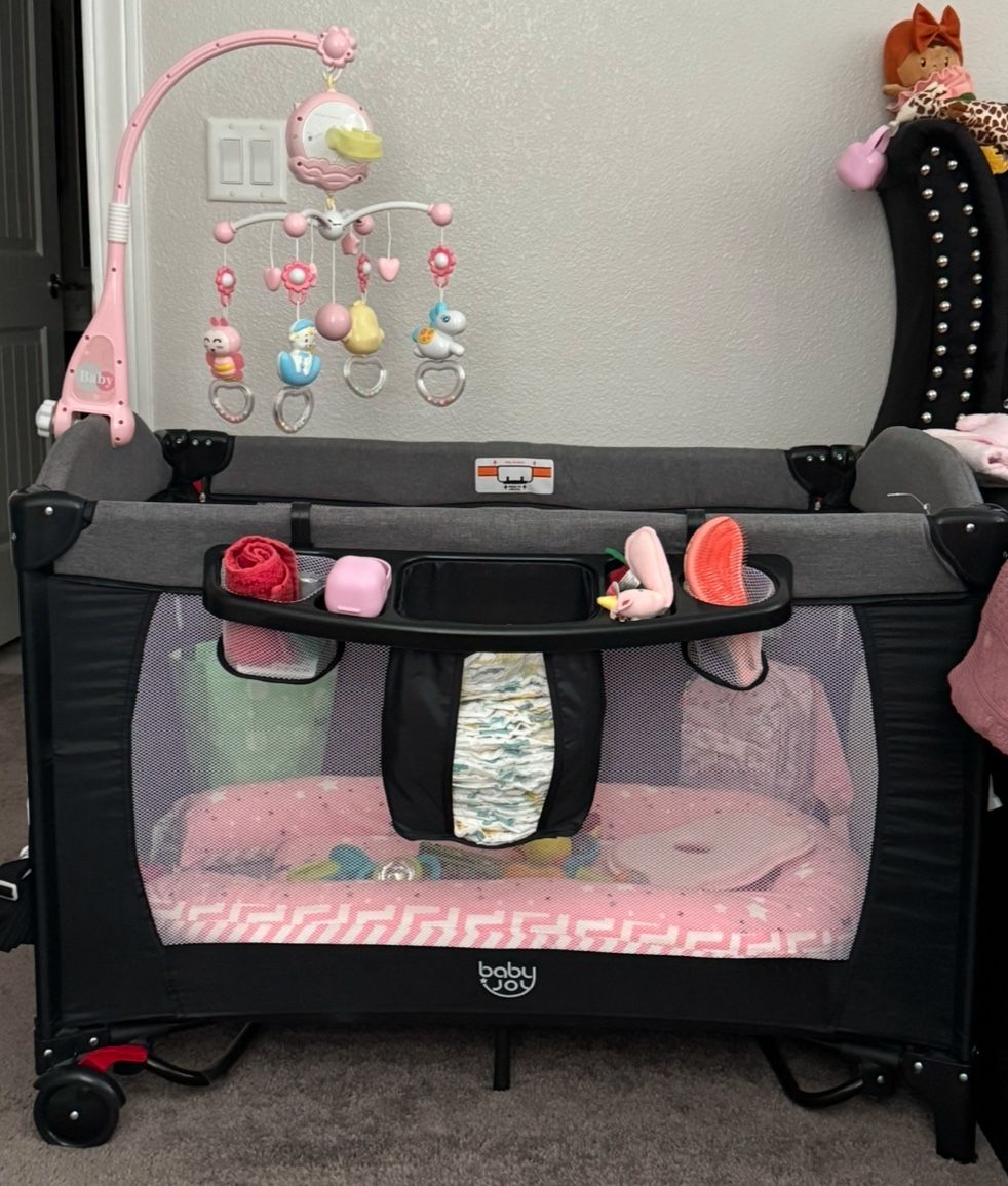 Crib And Playpen