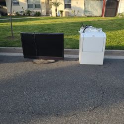 55" Toshiba TV And Maytag Front Load Washer