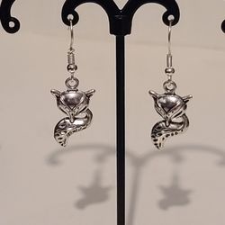 New Silver Fox Earrings 