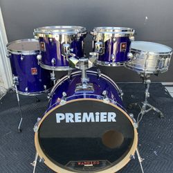 Premier 5pc Drum Set 22-14-12-10-14” 