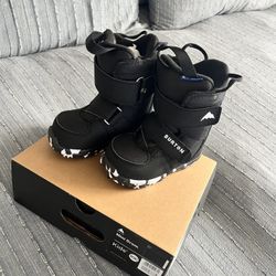 Kids Burton Mini Grom Snowboard Boots 10c 11c