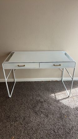 White desk