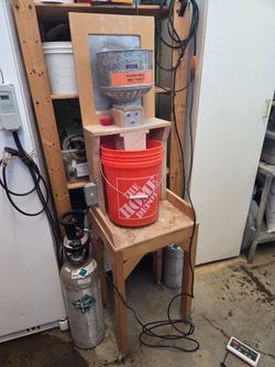 Crankenstein grain mill, powered