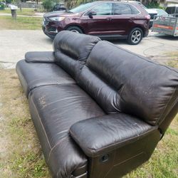 Leather Couch FREE