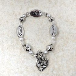 PEACE HOPE SERENITY Heart Bracelet & Gift Box NEW